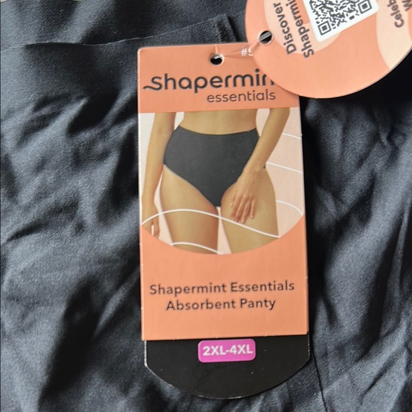 Shapermint Black Essentials Absorbent Panty - Picture 2 of 3